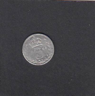 Beschrijving: 3 Pence GEORGIUS VII